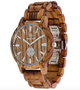 men's wooden watch maui kool